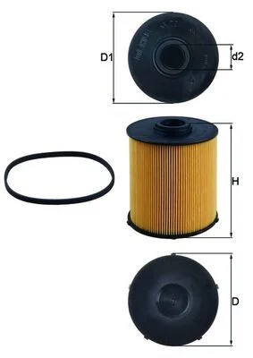 Kuro filtras  KX 70D