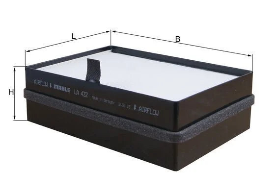 Filtras, salono oras mahle LA432