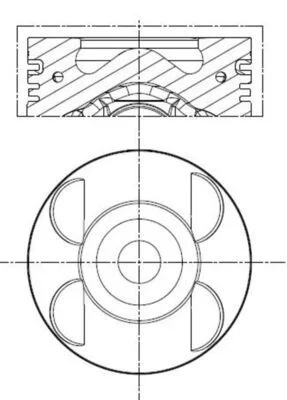Stūmoklis MAHLE 001 PI 00105 000