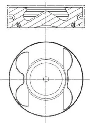 Stūmoklis MAHLE 001 PI 00106 000
