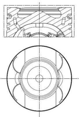 Stūmoklis MAHLE 001 PI 00133 000