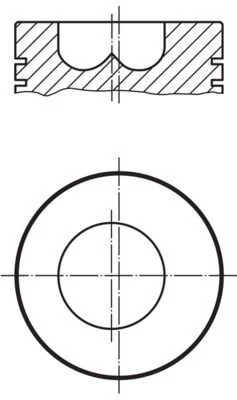 Stūmoklis MAHLE 0098601