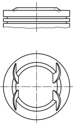 Stūmoklis MAHLE 012 23 00