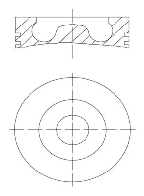 Stūmoklis MAHLE 013 PI 00147 001