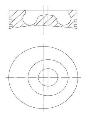 Stūmoklis MAHLE 016 02 01