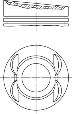 Stūmoklis MAHLE 028 03 12