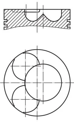 Stūmoklis MAHLE 0280700
