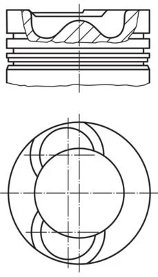 Piston MAHLE 028 19 01