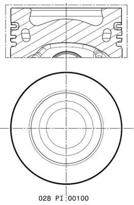 Piston MAHLE 028PI00100002