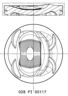 Piston MAHLE 028PI00117002