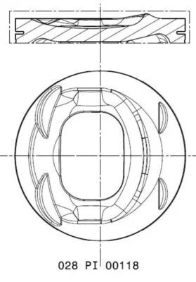 Piest MAHLE 028PI00118002