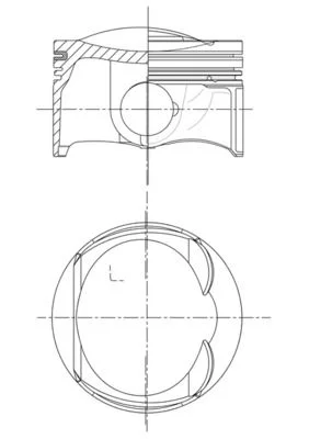 Stūmoklis MAHLE 028 PI 00132 010