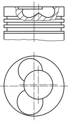 Stūmoklis MAHLE 030 40 02