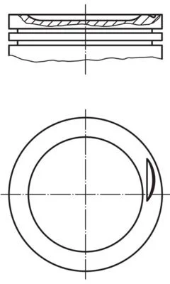 Stūmoklis MAHLE 030 83 02