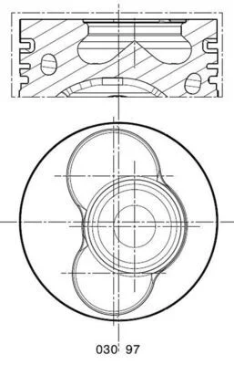 Stūmoklis MAHLE 030 97 00