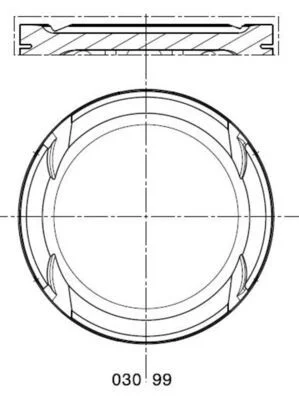 Piston MAHLE 0309900