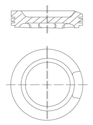 Stūmoklis MAHLE 033 04 01