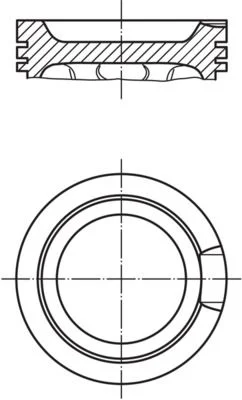 Stūmoklis MAHLE 033 14 00