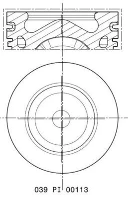 Piest MAHLE 039PI00113012