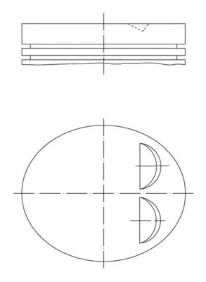 Stūmoklis mahle 039 PI 00122 000