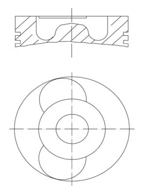 Stūmoklis MAHLE 040 22 00