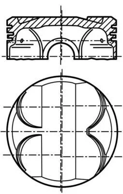 Piston MAHLE 081PI00101000