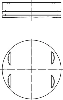Piest MAHLE 083 13 01