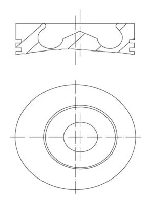 Stūmoklis MAHLE 100 01 00