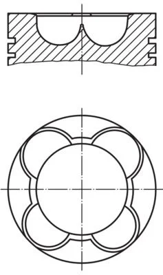 Stūmoklis MAHLE 227 PI 00 141 000