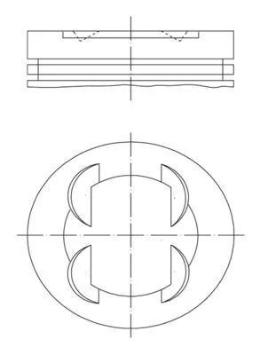 Piston MAHLE 681PI00109001