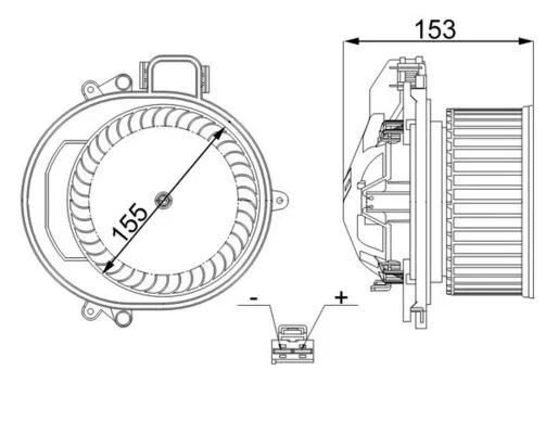 Vidaus pūtiklis MAHLE AB257000S