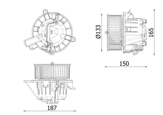 Vidaus pūtiklis MAHLE AB332000P