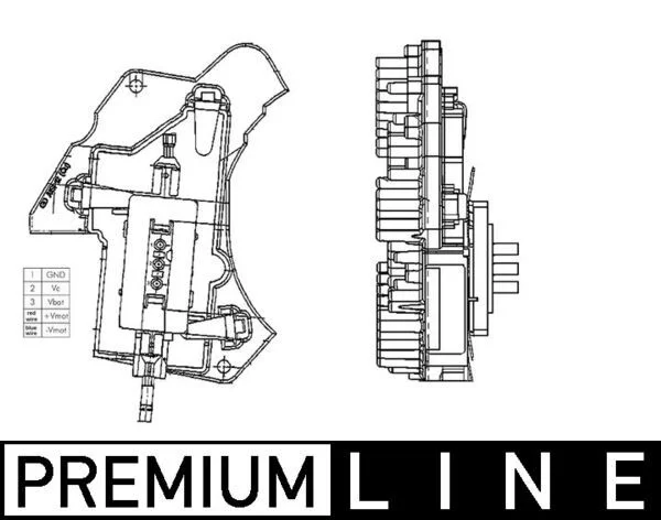Regulator, interior blower MAHLE ABR 24 000P