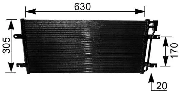 Kondensatorius, oro kondicionierius MAHLE AC 231 000S
