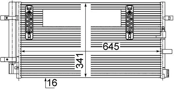 Kondensatorius, oro kondicionierius MAHLE AC457000S