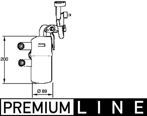 Sušič vzduchu, klimatizácia MAHLE AD281000P