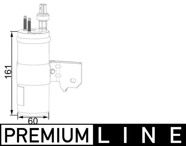 Sušič vzduchu, klimatizácia MAHLE AD 3 000P