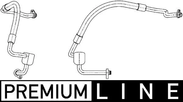 Low-pressure Line, air conditioning MAHLE AP 124 000P