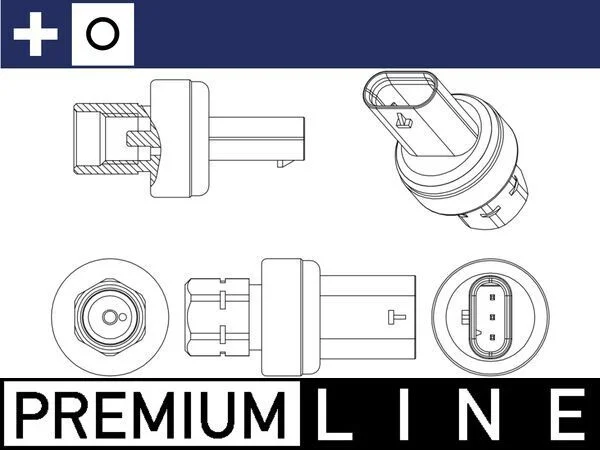 Slėgio jungiklis, oro kondicionavimas MAHLE ASE 13 000P