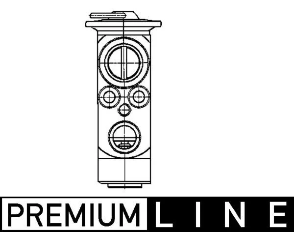 Expanzný ventil, klimatizácia MAHLE AVE 100 000P