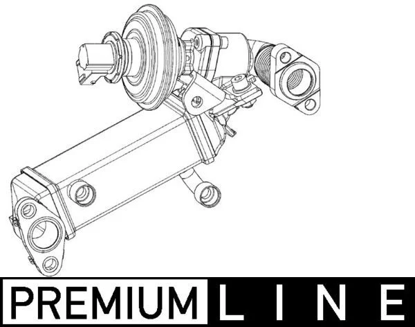 Aušintuvas, išmetamųjų dujų recirkuliacija MAHLE CE9000P