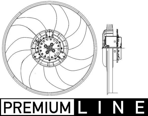 Ventiliatorius, radiatoriaus MAHLE CFF400000P