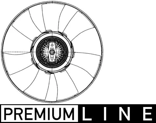 Ventiliatorius, radiatoriaus MAHLE CFF500000P