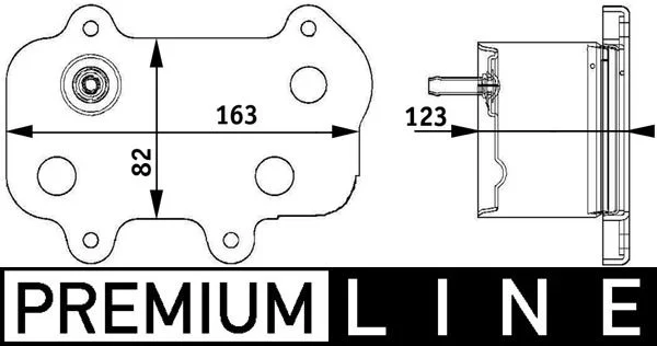 Chladič oleja, motorový olej MAHLE CLC 61 000P