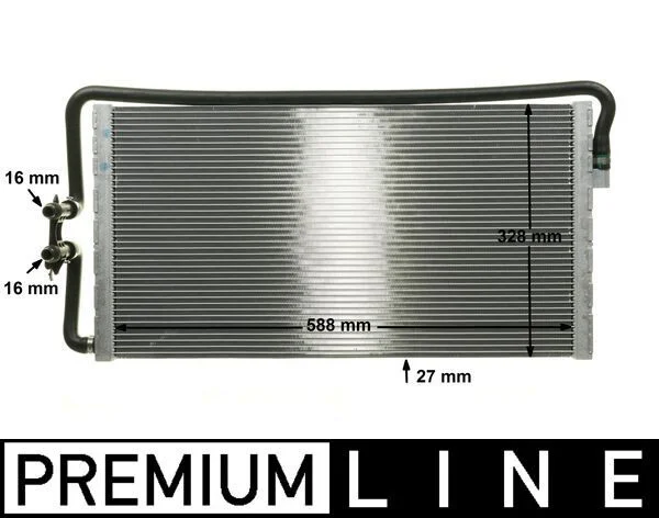Radiatorius, variklio aušinimas MAHLE CR1044000P