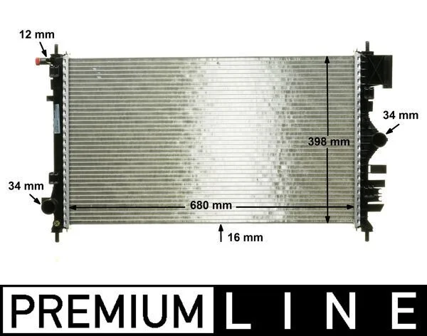 Radiatorius, variklio aušinimas MAHLE CR1097000P