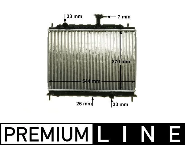 Radiatorius, variklio aušinimas MAHLE CR1304000P