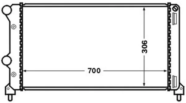 Chladič, chladenie motora MAHLE CR 1448 000S