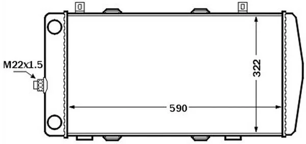 Chladič, chladenie motora MAHLE CR 1513 000S
