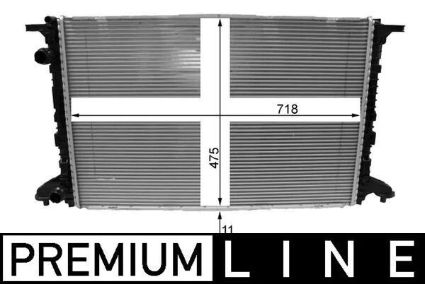 Radiatorius, variklio aušinimas MAHLE CR2177000P